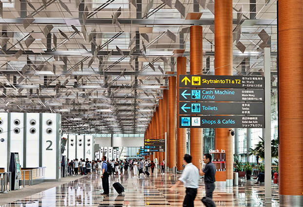 Departures Hall at Singapore Changi Airport