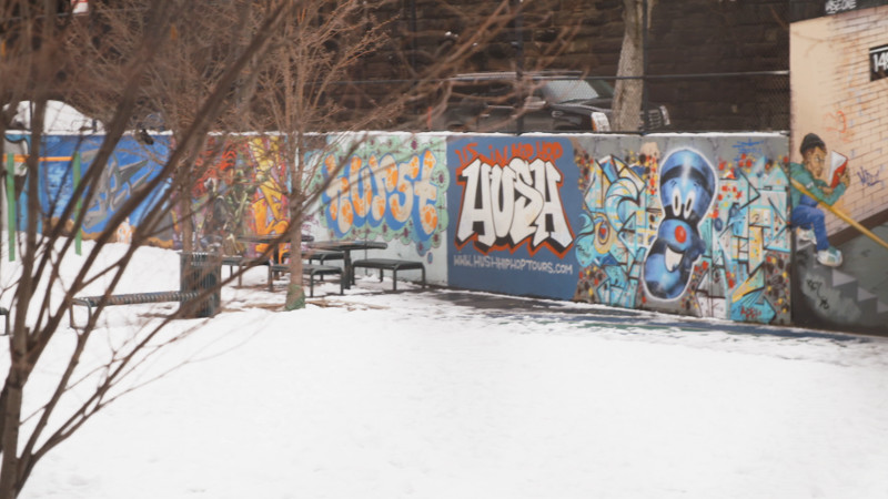 graffiti wall in the bronx nyc