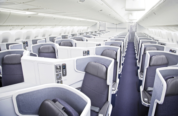 American Airlines Business Class seating