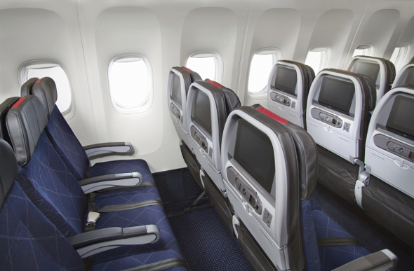 American Airlines Main Cabin seating