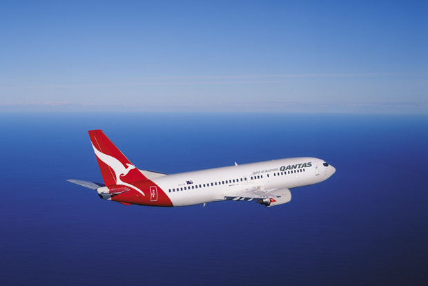 Qantas 737 aircraft australia