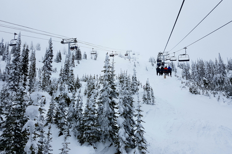 Big White Ski Resort chairlift