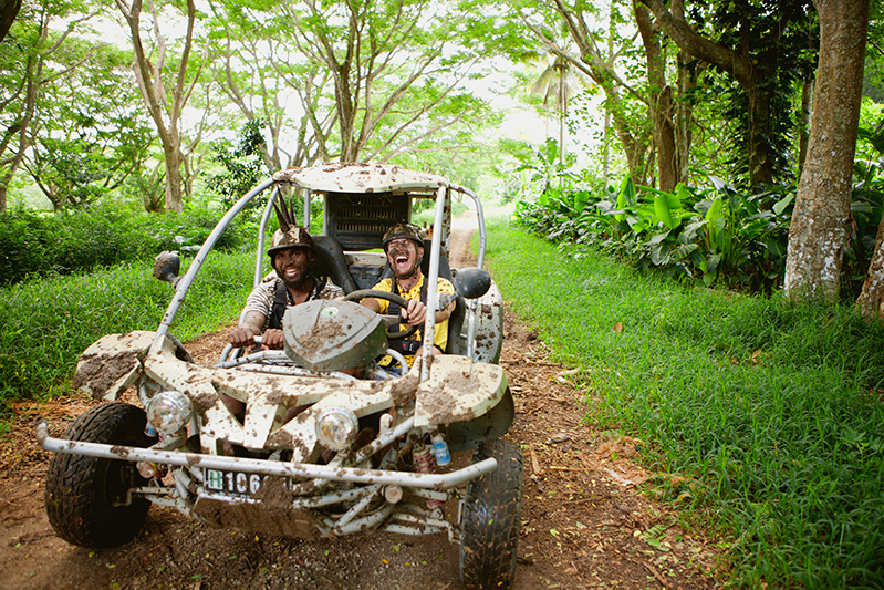 Four-wheel buggy adventures on Vanuatu