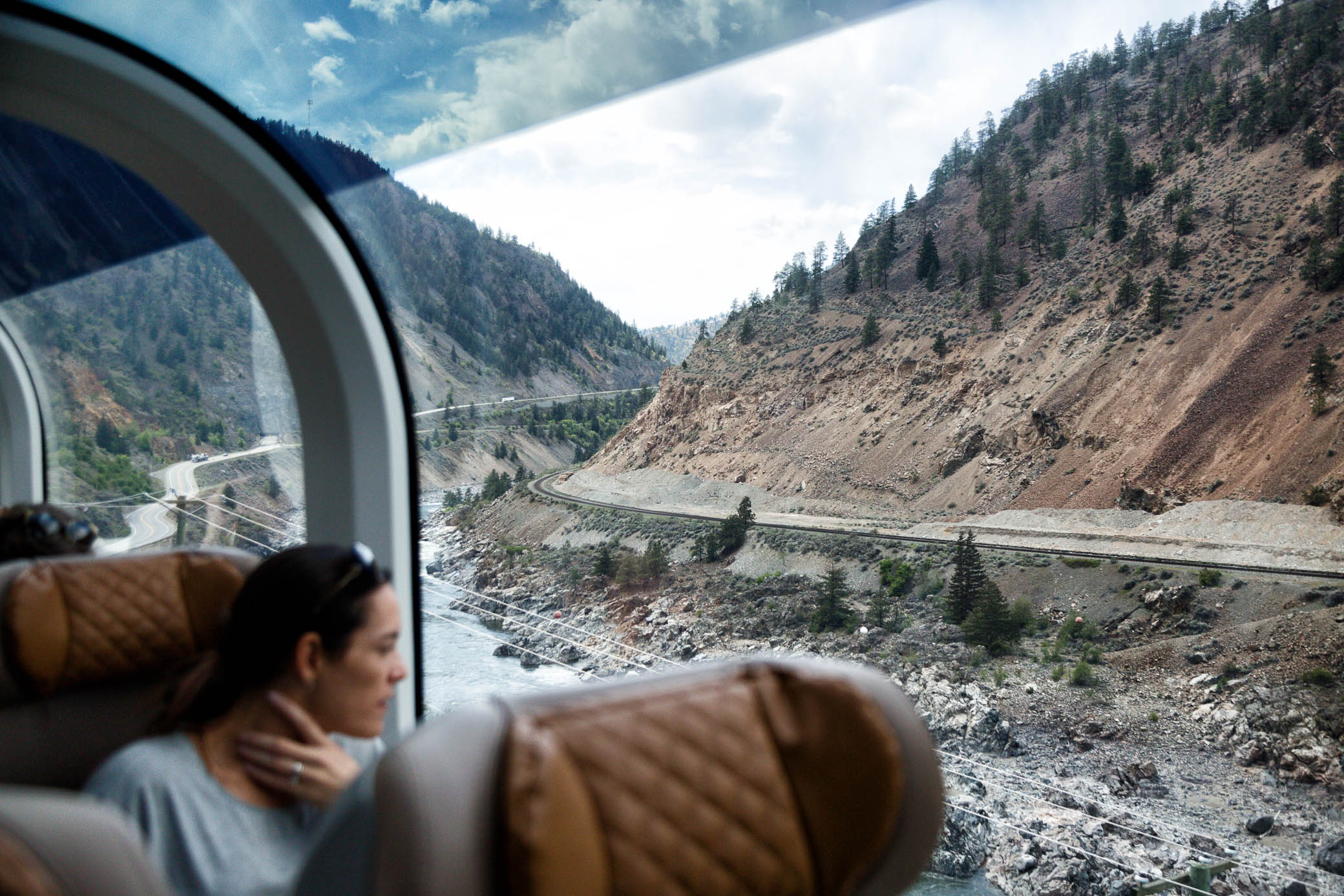 Front row seats to nature aboard the Rocky Mountaineer. Image: Vicki Fletcher