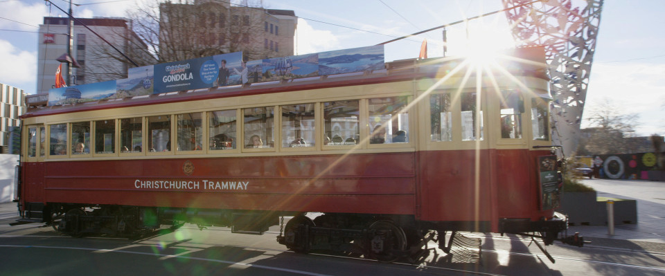 Historic christchurch trams are a great way to get around the city