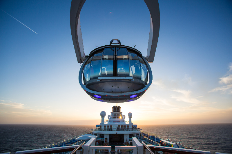 The North Star pod on board Royal Caribbean's Ovation of the Seas cruise ship.