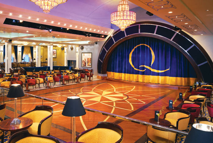 Queen Mary 2 ship ballroom cunard