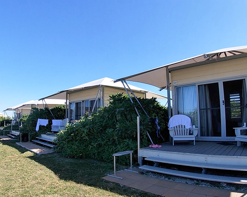 The Eco Cabins Lady Elliot island. Photo: Paula Albers