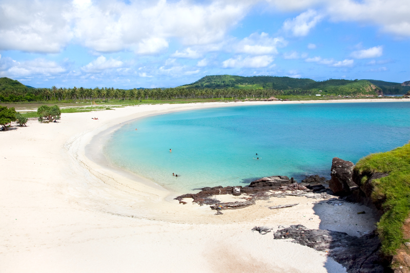 Discover secluded beaches on Lombok.