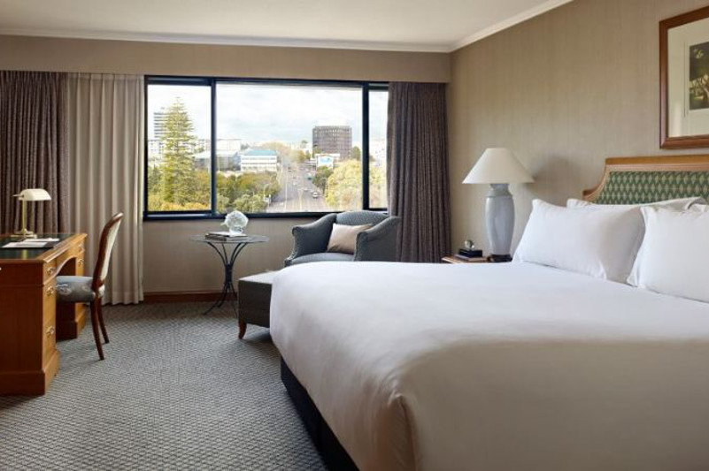 A suite at The Langham Auckland.
