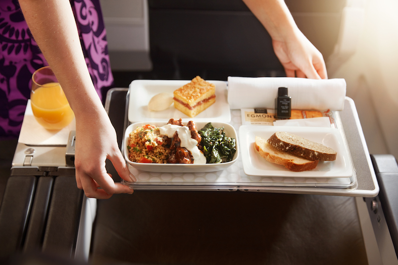 New Zealand’s Premium Economy Dining Service