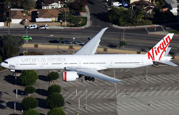 VA1 landing at LAX airport