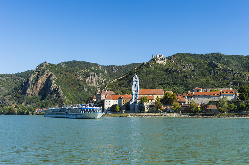 river cruise ship on the danube