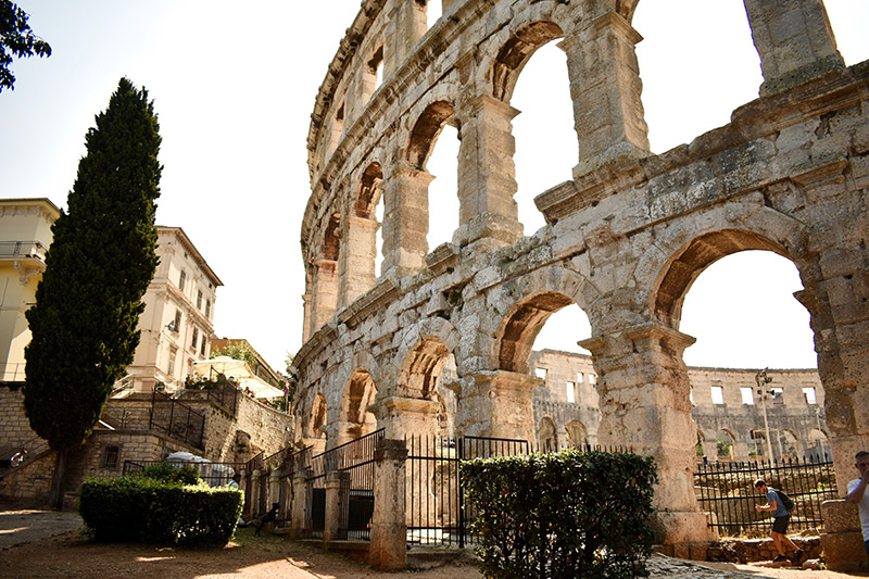 inside the colosseum