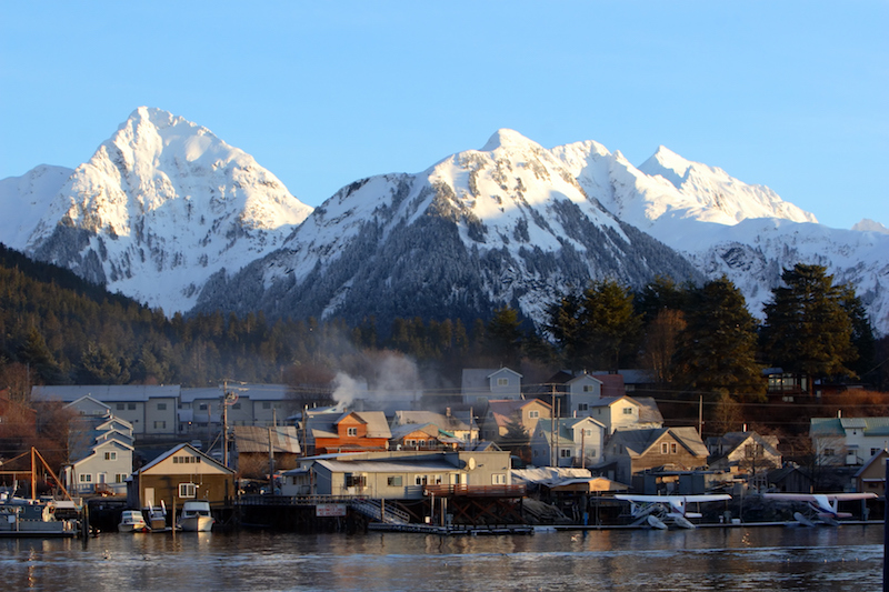 The small town of Sitka, Alaska.