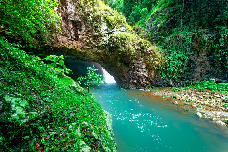 The Natural Bridge rock formation in Springbrook National Park