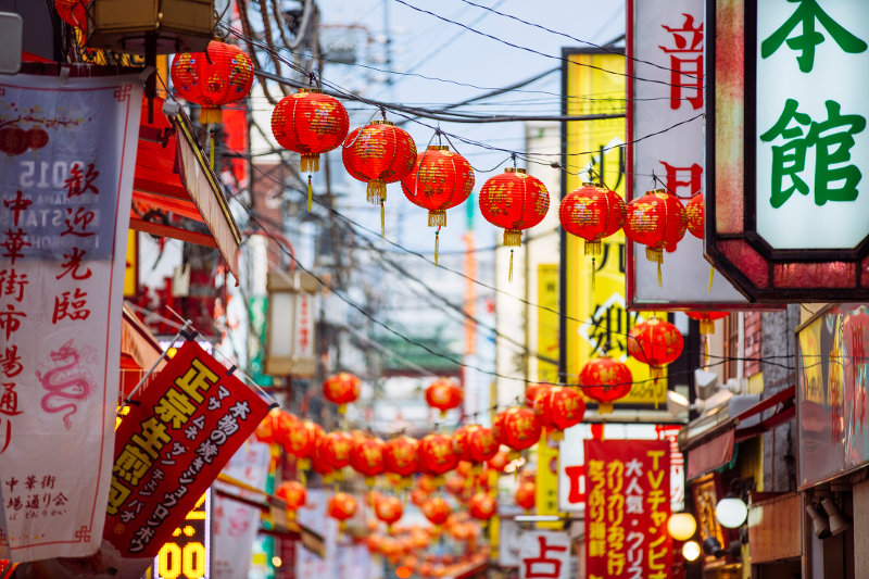 lanterns in Chinatown