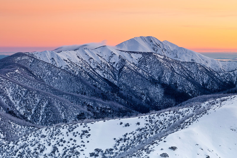 Mount Feathertop, in the Victorian Highlands.