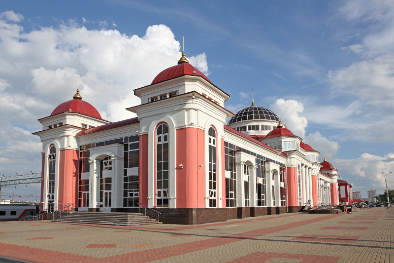 Railway Station in Mordovia Russia