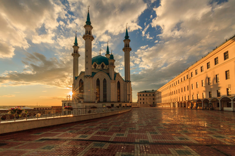 Kul Sharif Mosque in the Kazan Kremlin, Russia