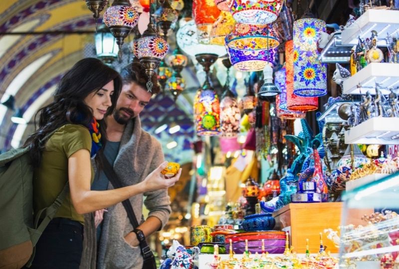 Image of the Grand Bazaar in Istanbul, Turkey