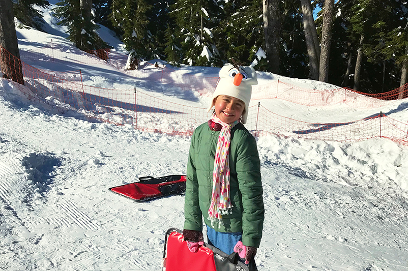 Child on Grouse Mountain