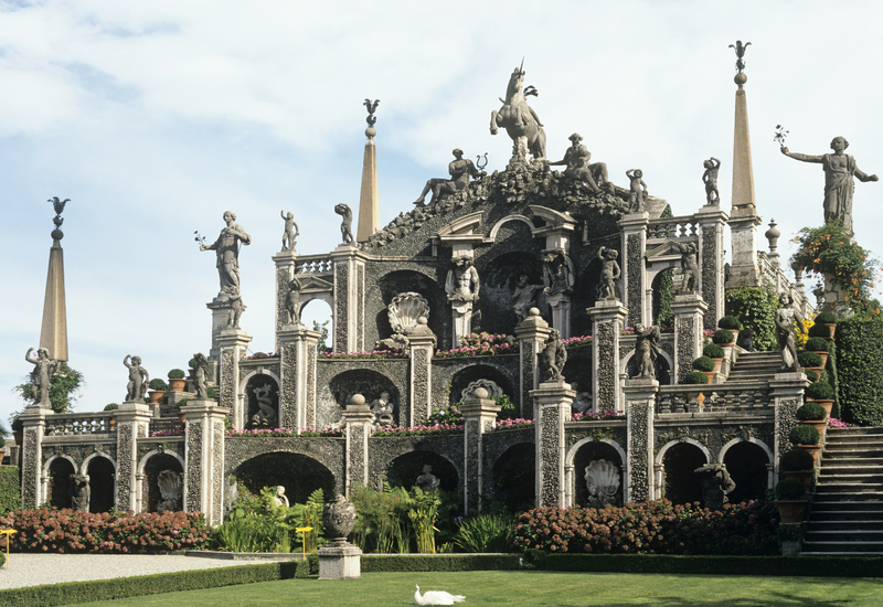 Isola Bella Gardens in Italy