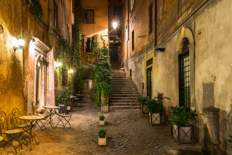 Facade of an Italian restaurant