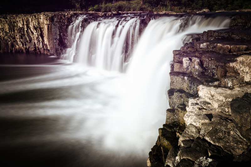 Haruru Falls in New Zealand.