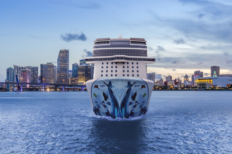 An artist's rendering of the new Norwegian Bliss cruise ship. Image: NCL