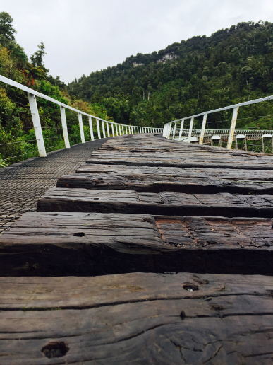 a ground level photo of the viaduct along old coach road