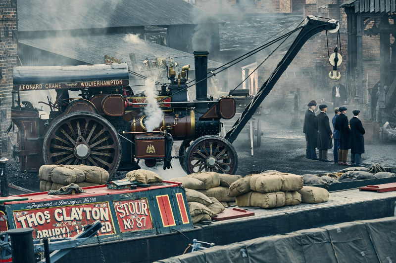 Liverpool location set dressed as 1920s