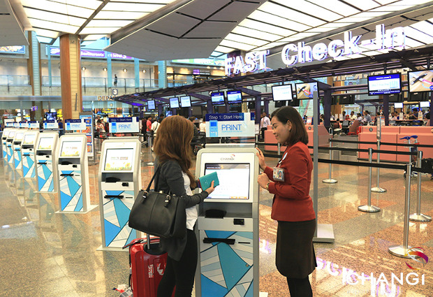 FAST check-in Singapore Changi Airport