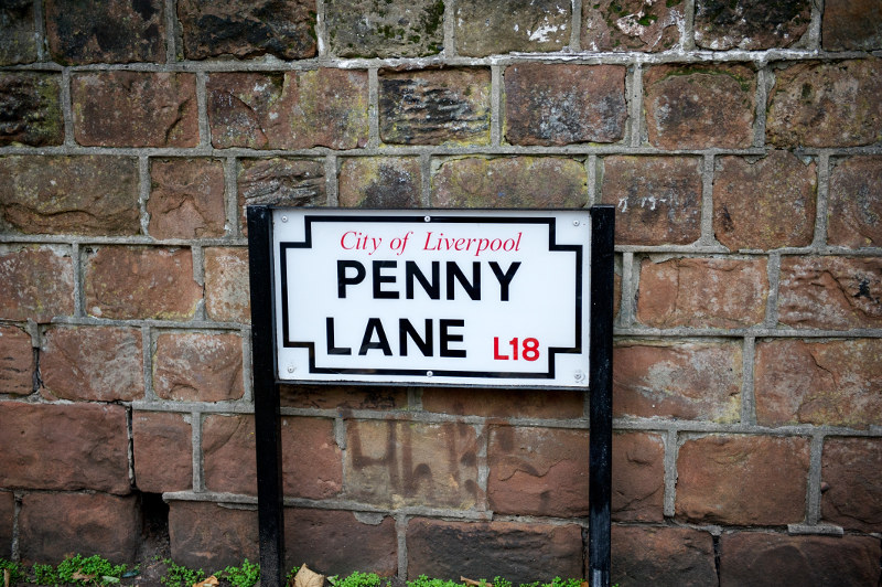 Penny Lane, Liverpool, Great Britain