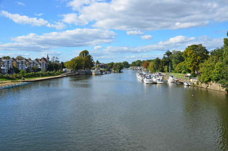 east molesey on river thames, london