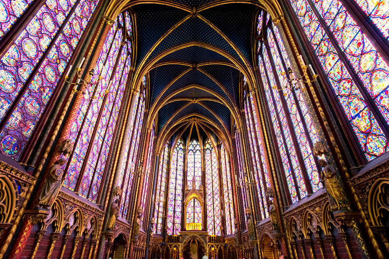 Saint-Chapelle monument, Paris, France