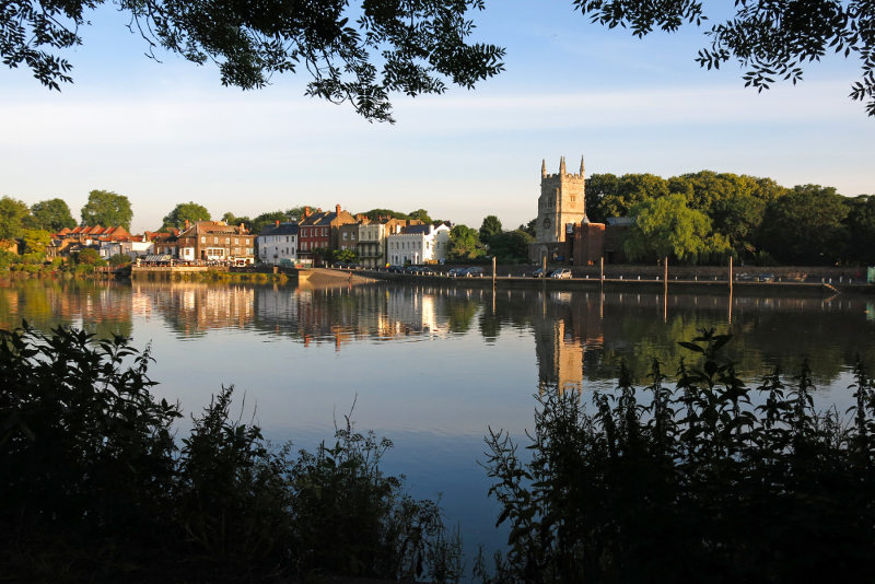 Old Isleworth on the river thames, london