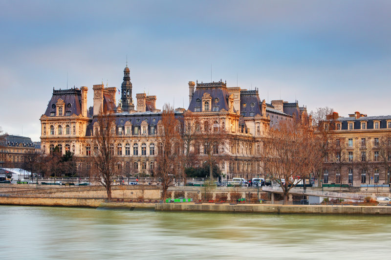 Hotel de Ville monument, Paris, France