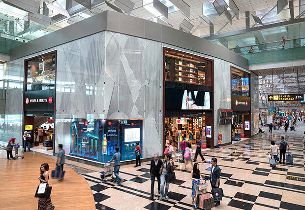 Singapore Changi Airport shopping