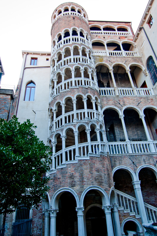 The exterior of the Scala Contarini del Bovolo