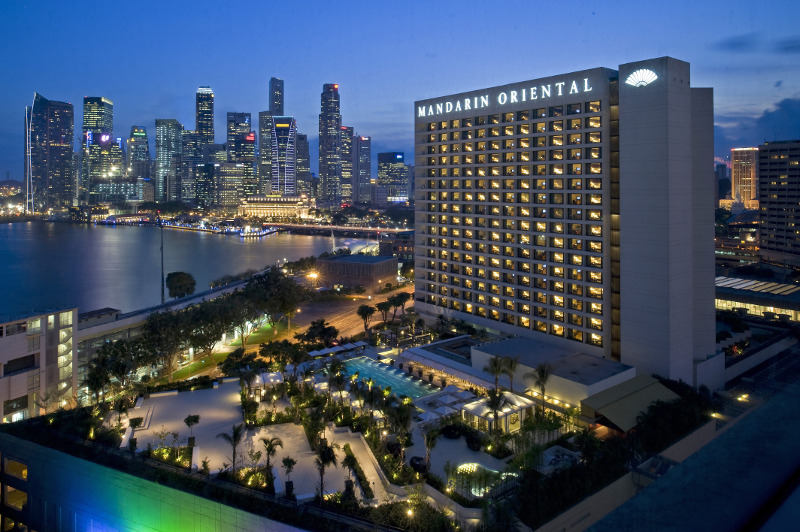 Exterior of Mandarin Oriental Singapore