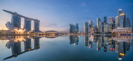 Skyline of Singapore hotels