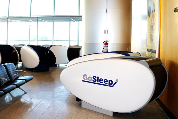 A sleep pod at Helsinki-Vantaa Airport