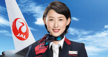 Japan Airlines' friendly staff