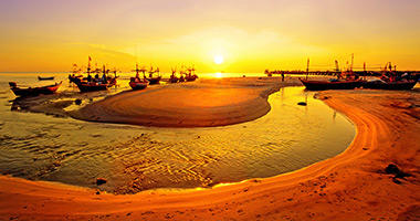 Sunset in Thailand