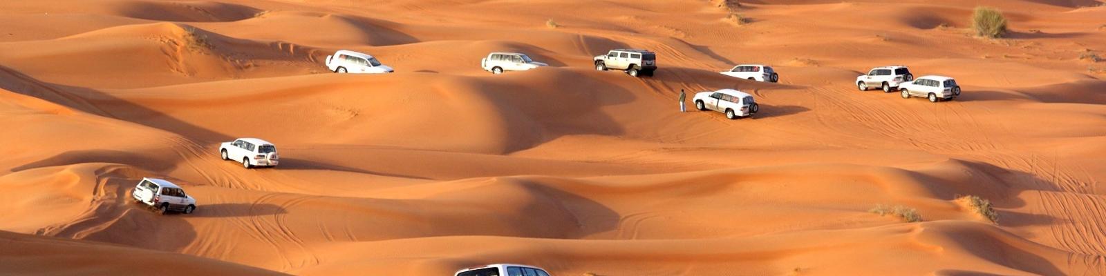 Desert dune bashing. Photo: Getty Images.