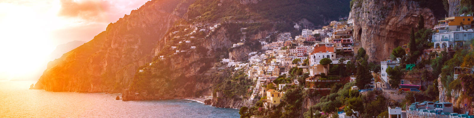 Panorama of Positano, Amalfi Coast.