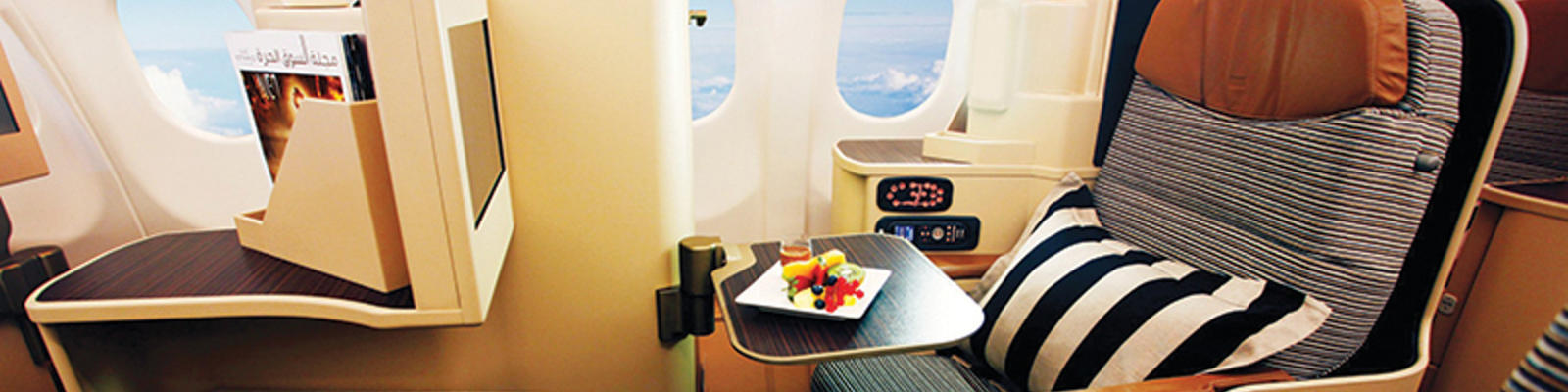 Etihad's Pearl Business Class seat