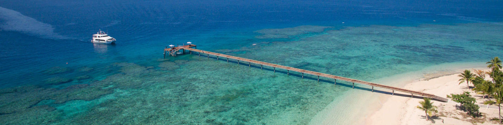 aerial view of malamala resort fiji
