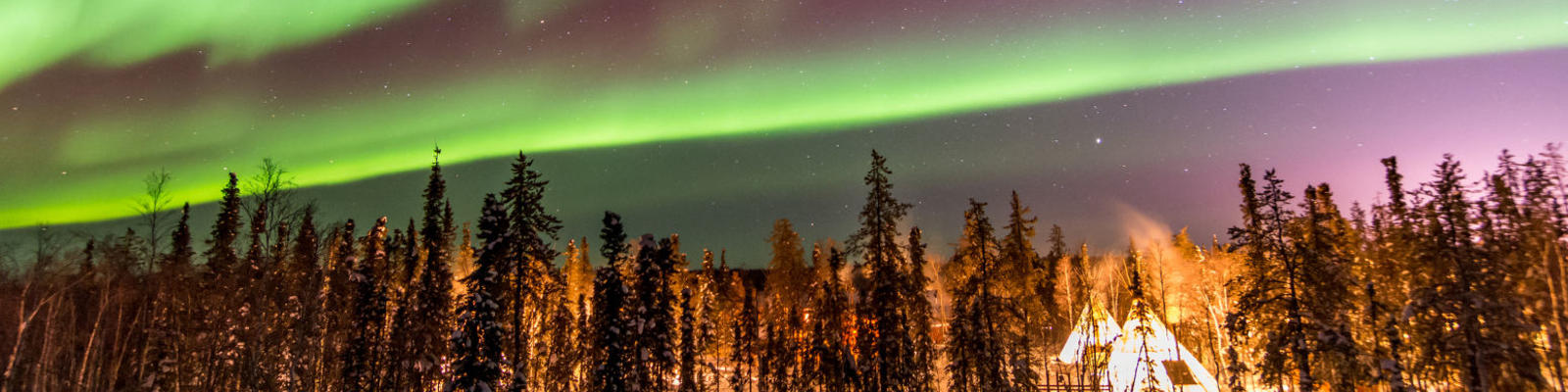 Northern Lights lighting up the night sky